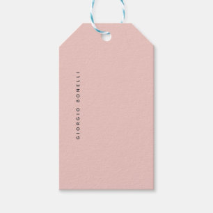 Pastellfärg Minimalistisk Personlig Modern Egen Na Presentetikett