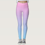 Pastellfärgad blek - rosa- och blåttlutning leggings<br><div class="desc">En enkel yet ursnygg lutning av bleken - rosor och blått. Klicka "skräddarsy" knäppas för att ändra riktningen av lutningen.</div>