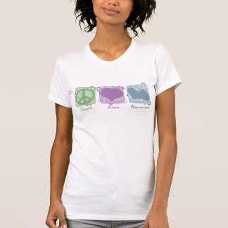 Pastellfärgad fred, kärlek och Havanese T-shirt