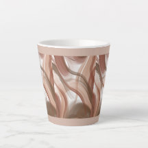 "Pastellfärgad Latte-mugg – Elegant och Modern Des