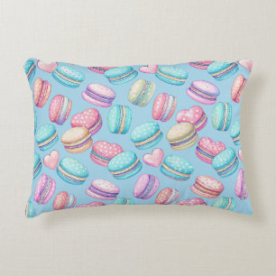 Pastellfärgad Macaron Kuddaccent Prydnadskudde