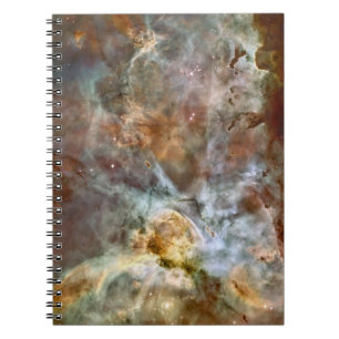 Pastellfärgad marmor i den Carina nebulaen Anteckningsbok