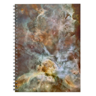 Pastellfärgad marmor i den Carina nebulaen Anteckningsbok