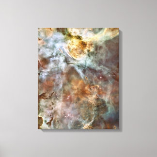 Pastellfärgad marmor i den Carina nebulaen Canvastryck