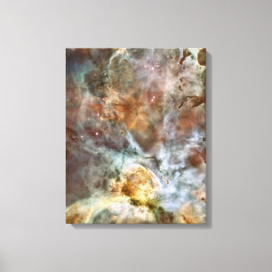 Pastellfärgad marmor i den Carina nebulaen Canvastryck