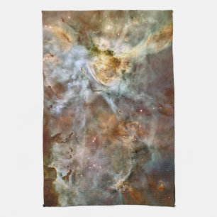 Pastellfärgad marmor i den Carina nebulaen Kökshandduk