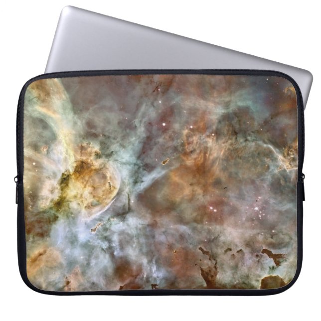 Pastellfärgad marmor i den Carina nebulaen Laptop Fodral (Framsidan)