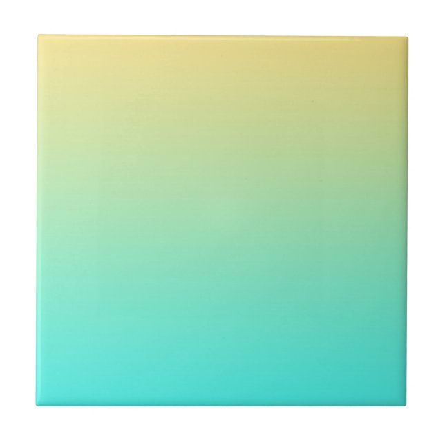 Pastellfärgad övergångs-bakgrund turkos gul kakelplatta (Framsidan)