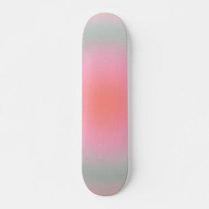 Pastellfärgad övertonad minimal Aura Mini Skateboard Bräda 18,5 Cm