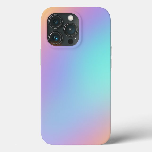 Pastellfärgad övertoning Fodral-Mate iphone case (Baksida )