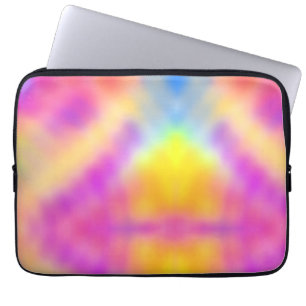 Pastellfärgad övertoningsdesign för beskärda färge laptop fodral