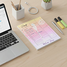 Pastellfärgad personlig daglig planerare med troll