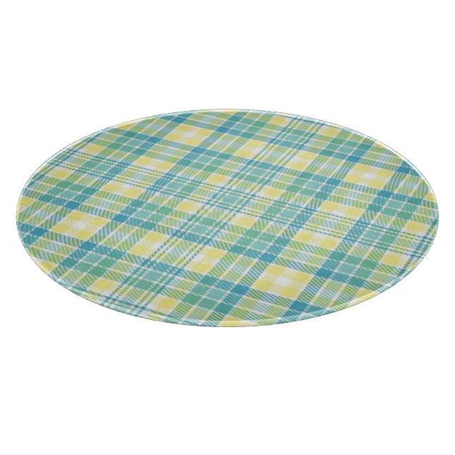 Pastellfärgad pläd (Hörn)
