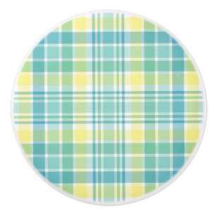 Pastellfärgad pläd knopp