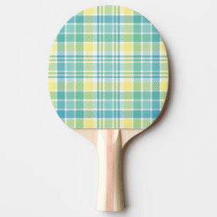 Pastellfärgad pläd pingisracket