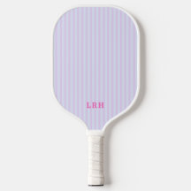 Pastellfärgad randig design Små initialer Monogram