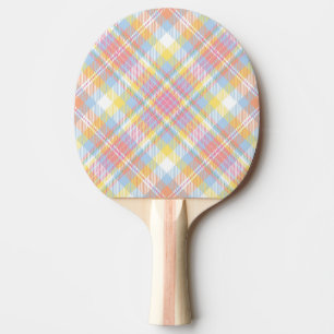 Pastellfärgad randpläd pingisracket