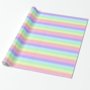 Pastellfärgad regnbåge presentpapper