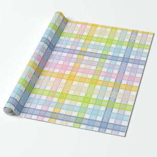 Pastellfärgad regnbågepläd presentpapper