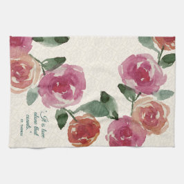 Pastellfärgad religiösa för St. Therese för Kökshandduk