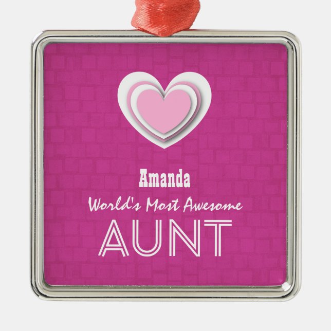 Pastellfärgad shock rosamosaik och stjärna F01 för Julgransprydnad Metall (Framsidan)