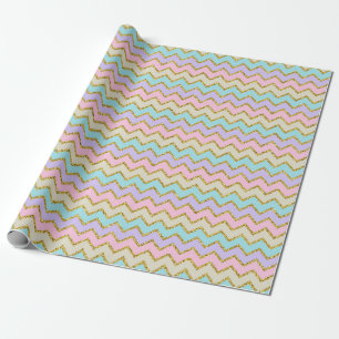 Pastellfärgad sparre som slår in papper presentpapper