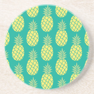 Pastellfärgade ananas underlägg