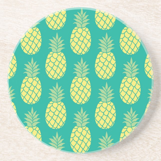 Pastellfärgade ananas underlägg (Framsidan)
