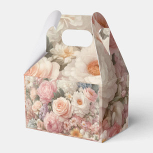 Pastellfärgade blommor Shabby Chic Ros Blommig Brö Presentaskar