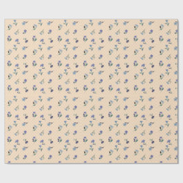 Pastellfärgade blomsterinpackningspapper presentpapper