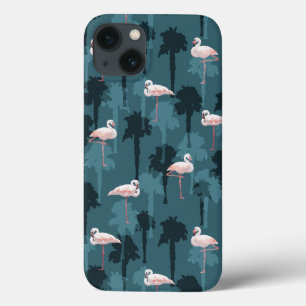 Pastellfärgade Flamingos på kricka