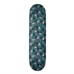 Pastellfärgade Flamingos på kricka Mini Skateboard Bräda 18,5 Cm