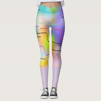 Pastellfärgade Leggings