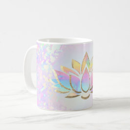pastellfärgade lotus kaffemugg