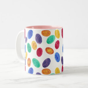 Pastellfärgade Påskägg, Jelly Beans, Mugg