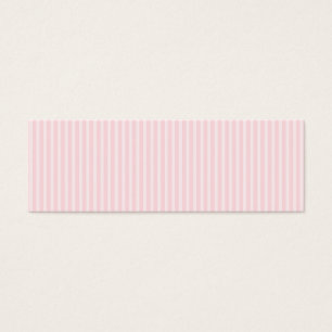 Pastellfärgade rosa godisStripes. Litet Visitkort