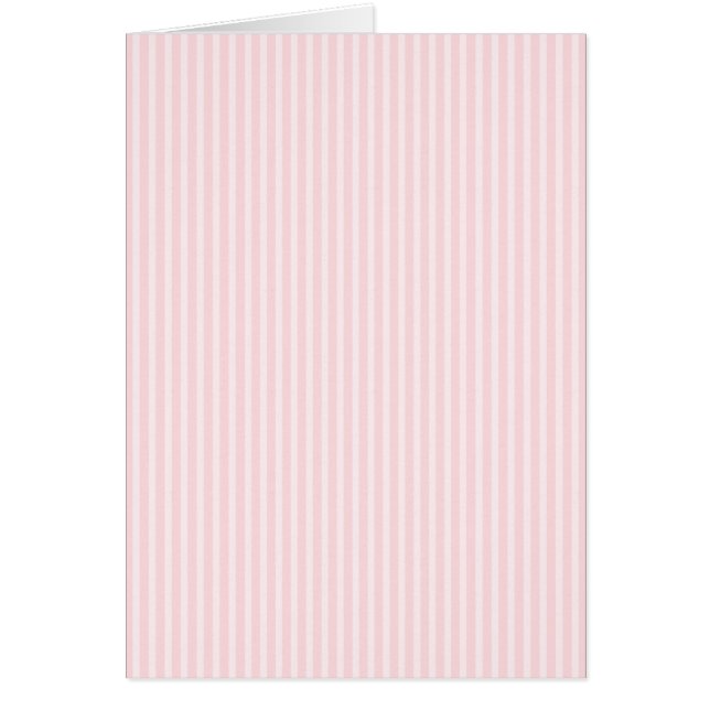 Pastellfärgade rosa godisStripes. OBS Kort (Framsidan)