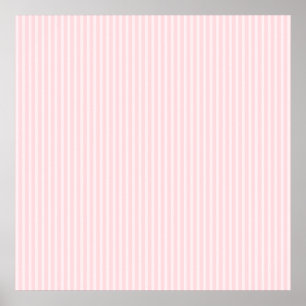 Pastellfärgade rosa godisStripes. Poster