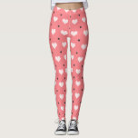 pastellfärgade rosa röda hjärtor, svart polka leggings<br><div class="desc">Modern och stilfull design för elegant som, föreställer pastellfärgade rosa hjärtor och det svart polka dotsmönster på en pastellfärgad röd bakgrund. Detta härliga, kvinnliga och samtidaa tryck, med dess enkelt yet att bedöva verkställer, är den perfekta gåvan. Du kan skräddarsy produkten, genom enkelt att tillfoga din egna text. Imponera med...</div>