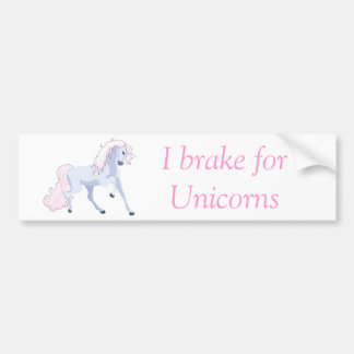 Pastellfärgade Unicornrosor och blått Bildekal