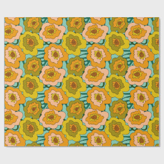 Pastellfärgade vallmopapper presentpapper