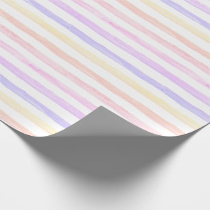 Pastellfärgade vattenfärgrandar presentpapper