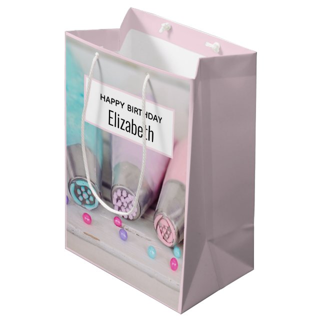 Pastellfärgade Verktyg för Dekoration av Tårta Föd (Framsidan Vinklad)