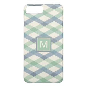 Pastellfärgat geometriskt mönster för Monogram 