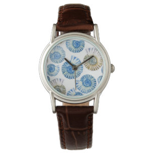 Pastellfärgat snäckskalmönster 2 armbandsur