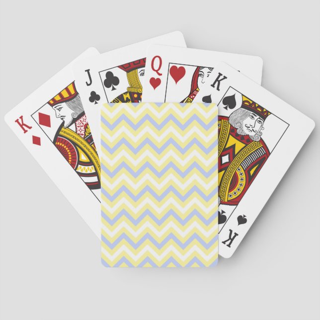 Pastellfärgat sparremönster spel kort (Baksidan)