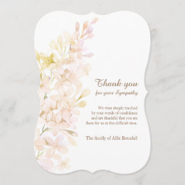 Pastellfärgat tack för vattenfärglilaförlust