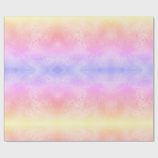 Pastellfärgat tie-dye-mönstrat inpackningspapper, presentpapper