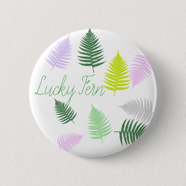 Pastellfärger Lucky Fern Knapp (Framsida)