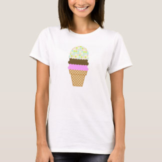 Pastellfärger, Polka pricker; Glasskotte Tee Shirt